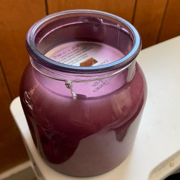 NEW Better Homes And Gardens Wooden Wick Candle SANDALWOOD AND CARDAMOM MUSK - Picture 2 of 6